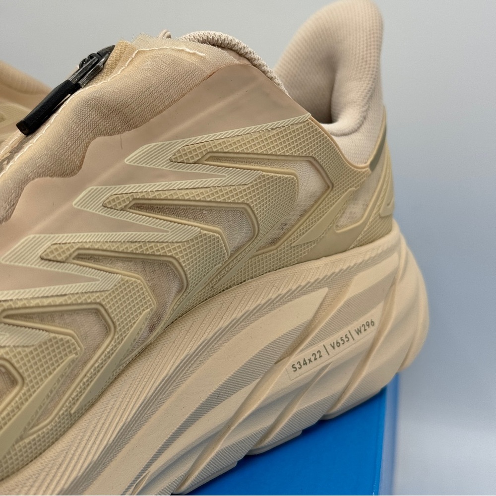 NWT Hoka Project Clifton Beige Shifting Sands Dune SSDD Unisex Sneakers Shoes - Picture 9 of 16